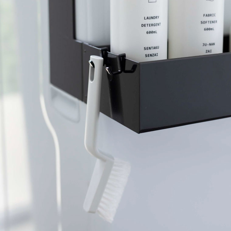 マグネット伸縮洗濯機ラック タワー 山崎実業 tower ホワイト/ブラック 5272 5273 タワーシリーズ マグネット
