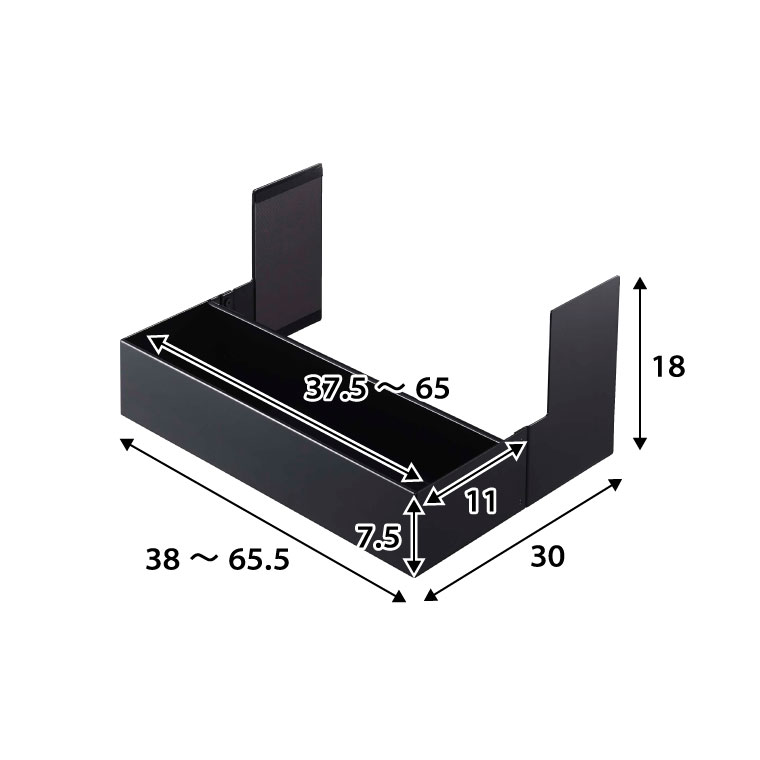 マグネット伸縮洗濯機ラック タワー 山崎実業 tower ホワイト/ブラック 5272 5273 タワーシリーズ マグネット
