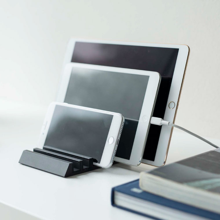 タブレットスタンド タワー 山崎実業 tower ホワイト/ブラック 5274 5275 タワーシリーズ