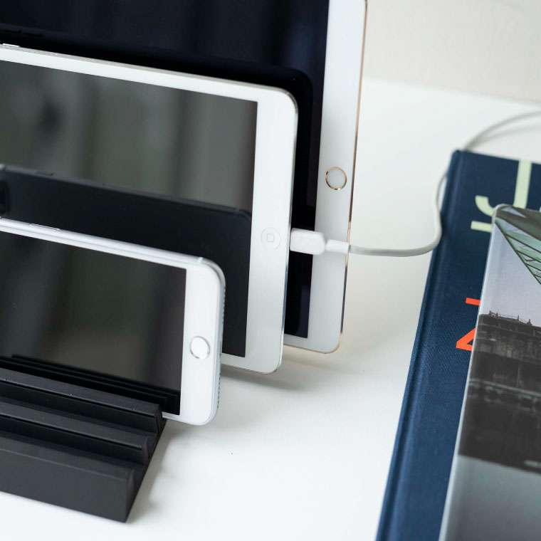 タブレットスタンド タワー 山崎実業 tower ホワイト/ブラック 5274 5275 タワーシリーズ