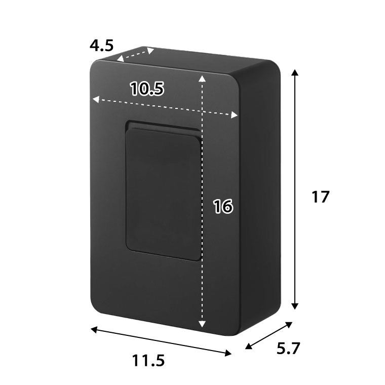 マグネットウェットシートホルダー タワー 山崎実業 tower ホワイト/ブラック 5314 5315 タワーシリーズ マグネット