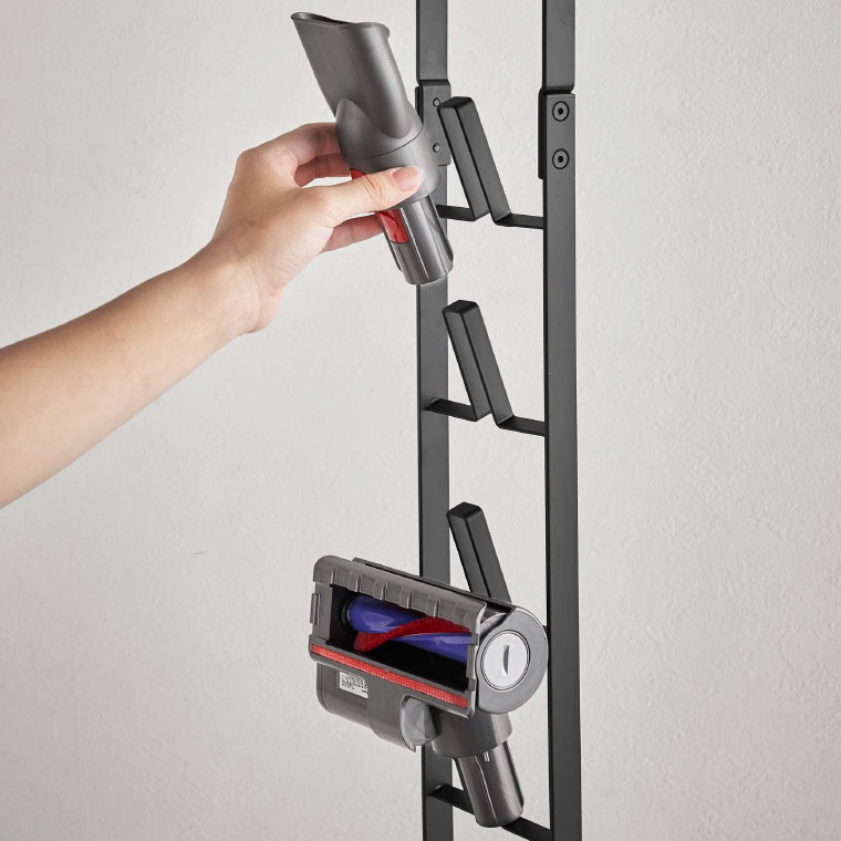 コードレスクリーナースタンド Ｍ＆ＤＳ タワー 山崎実業 tower ホワイト/ブラック 5330 5331 タワーシリーズ