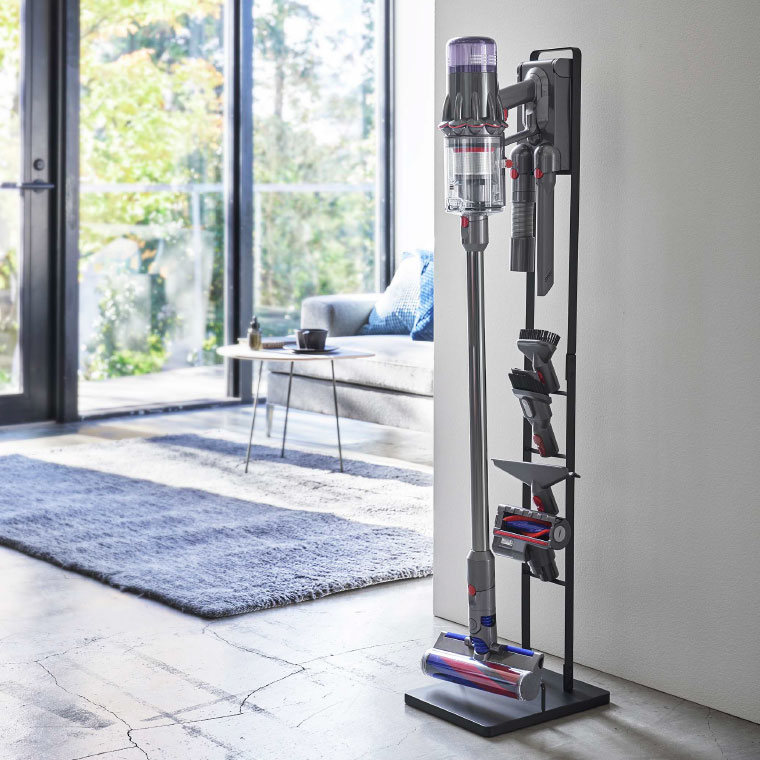 コードレスクリーナースタンド Ｍ＆ＤＳ タワー 山崎実業 tower ホワイト/ブラック 5330 5331 タワーシリーズ