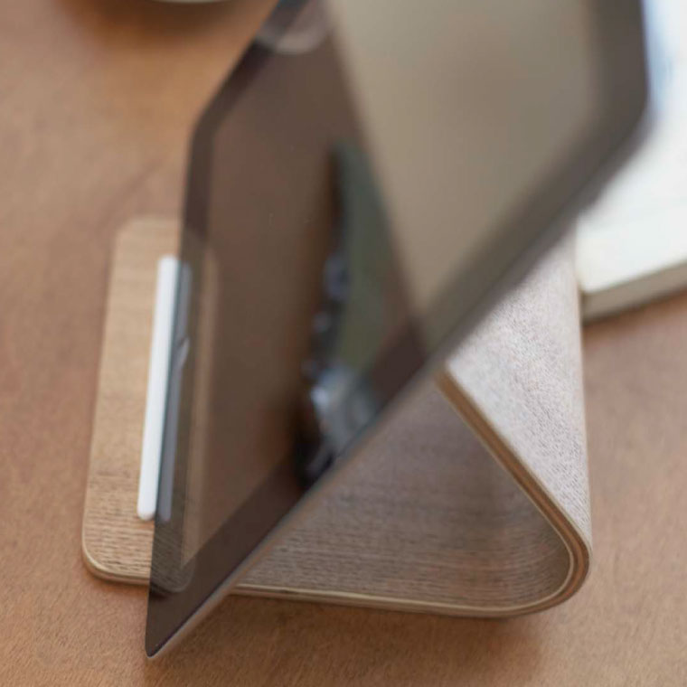 タブレットスタンド リン 山崎実業 RIN ブラウン/ナチュラル 7326 7327 タワーシリーズ