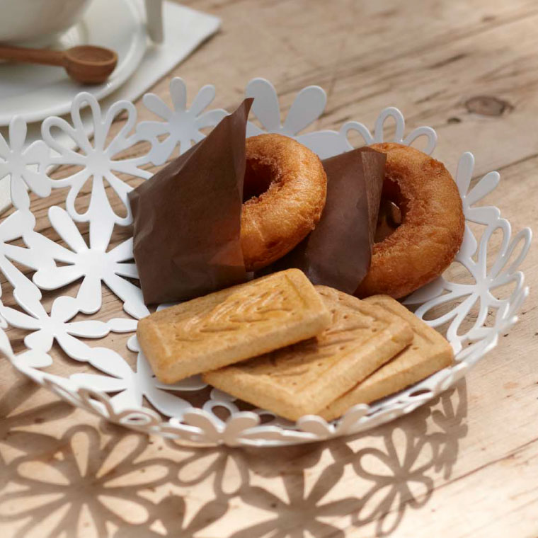 フラワーバスケット Ｓ 山崎実業 ホワイト 7472 タワーシリーズ