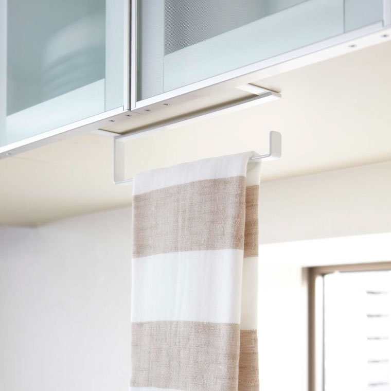 キッチンペーパー＆タオルハンガー タワー 山崎実業 tower キッチンペーパーホルダー ホワイト/ブラック 7513 7514 タワーシリーズ