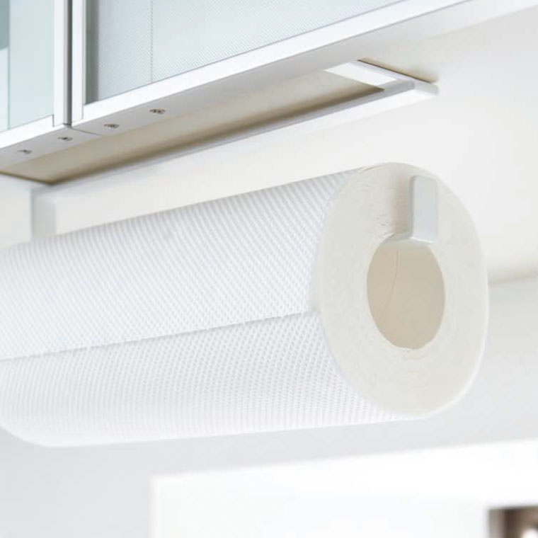キッチンペーパー＆タオルハンガー タワー 山崎実業 tower キッチンペーパーホルダー ホワイト/ブラック 7513 7514 タワーシリーズ
