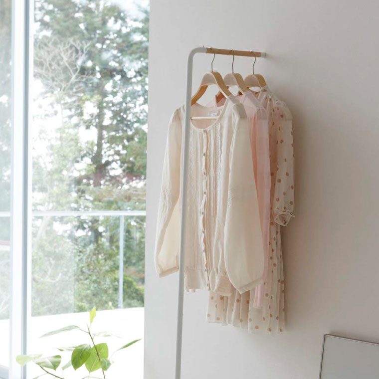 スリムコートハンガー タワー 山崎実業 tower ホワイト/ブラック 7550 7551 タワーシリーズ