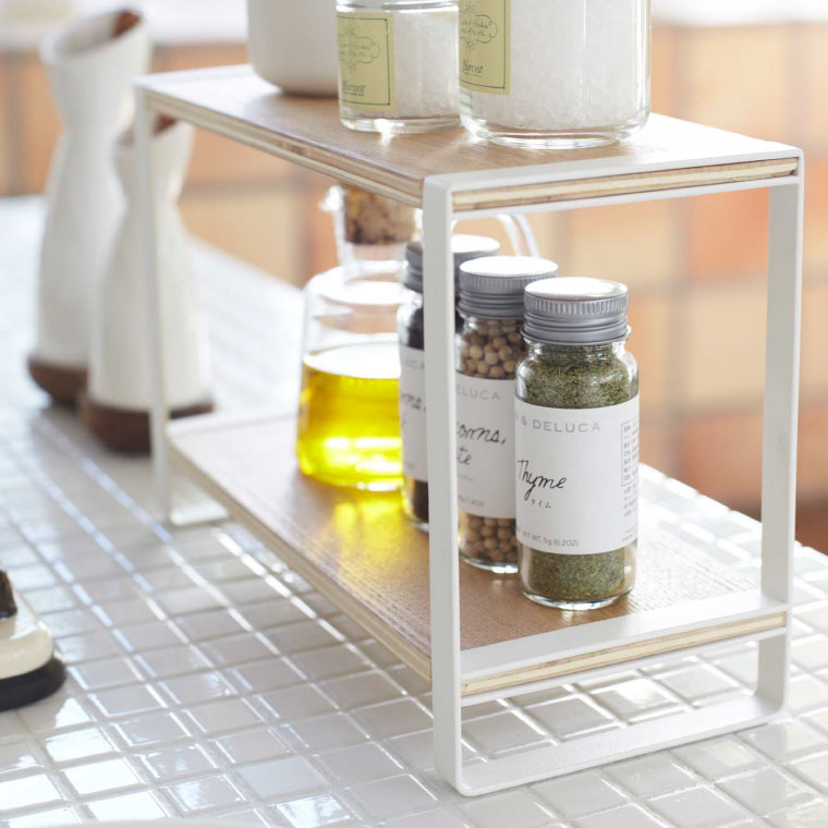 キッチンラック トスカ 山崎実業 tosca 調味料ラック ホワイト 7816 タワーシリーズ