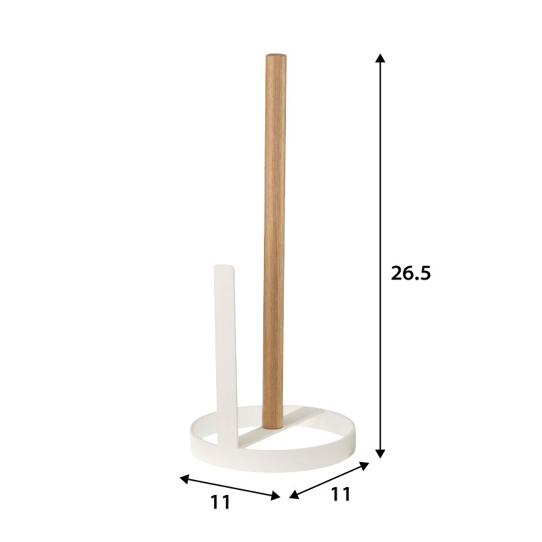 キッチンペーパーホルダー トスカ 山崎実業 tosca ホワイト 7819 タワーシリーズ