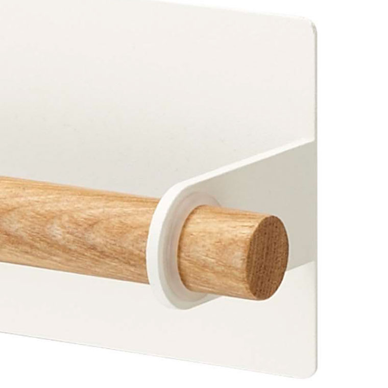 マグネットキッチンタオルハンガー トスカ 山崎実業 tosca ホワイト 7823 タワーシリーズ