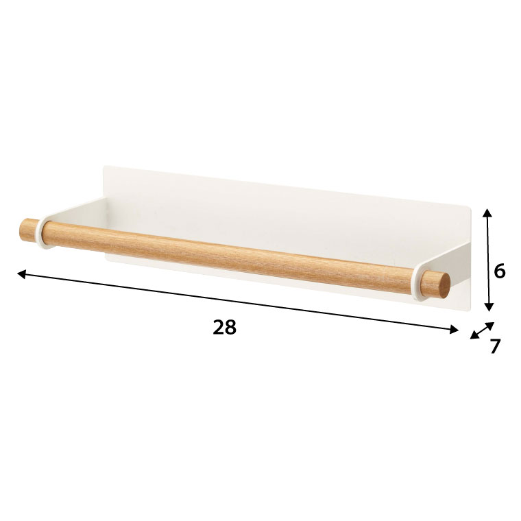 マグネットキッチンペーパーホルダー トスカ 山崎実業 tosca ホワイト 7824 タワーシリーズ