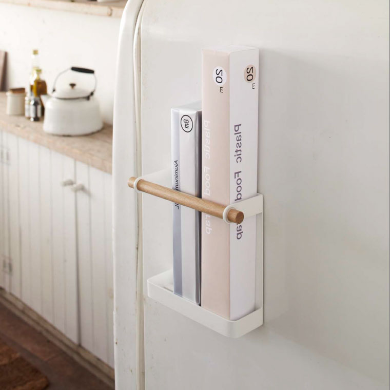 マグネットラップホルダー トスカ 山崎実業 tosca ホワイト 7825 タワーシリーズ