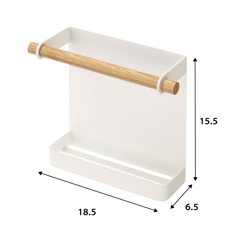 マグネットラップホルダー トスカ 山崎実業 tosca ホワイト 7825 タワーシリーズ
