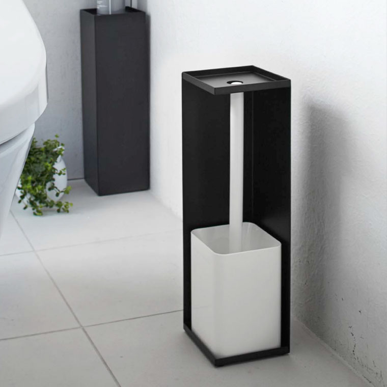 トイレットペーパーホルダー タワー 山崎実業 tower ホワイト/ブラック 7850 7851 タワーシリーズ