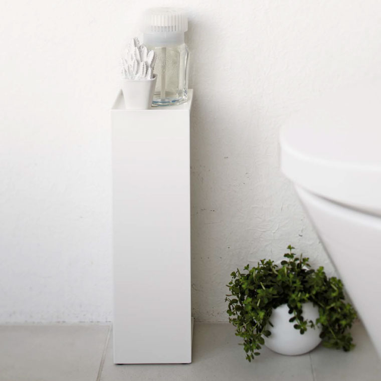 トイレットペーパーホルダー タワー 山崎実業 tower ホワイト/ブラック 7850 7851 タワーシリーズ