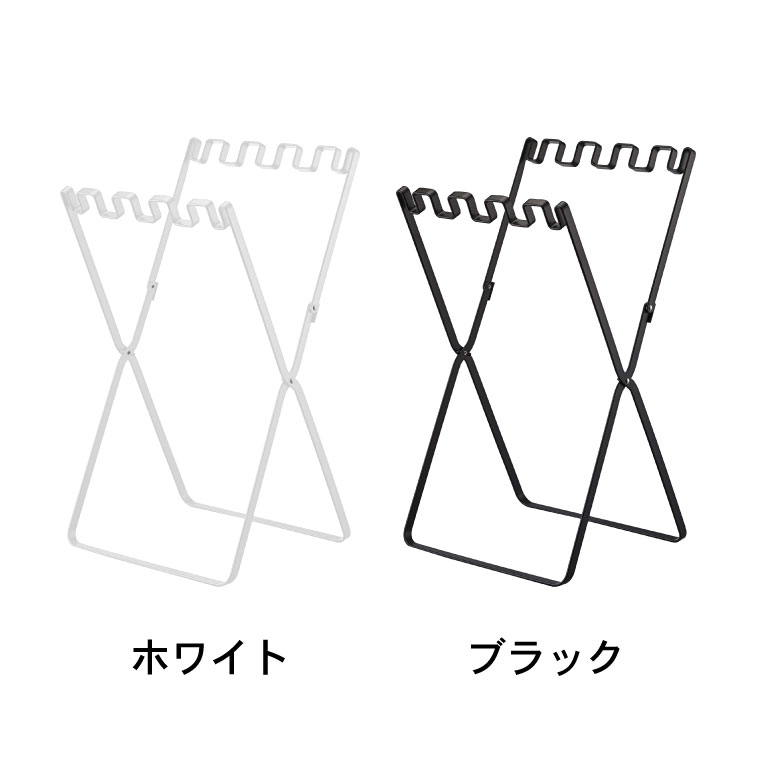 ゴミ袋＆レジ袋スタンド タワー 山崎実業 tower ゴミ箱 ホワイト/ブラック 7908 7909 タワーシリーズ