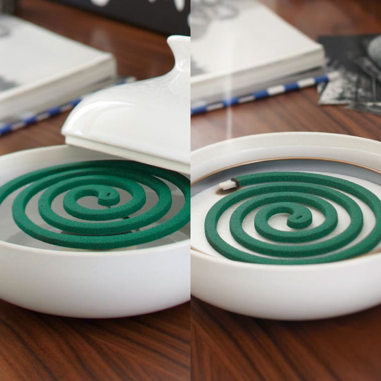 蚊取りポット 山崎実業 蚊取り線香ホルダー ホワイト/ブラック 7916 7917 タワーシリーズ