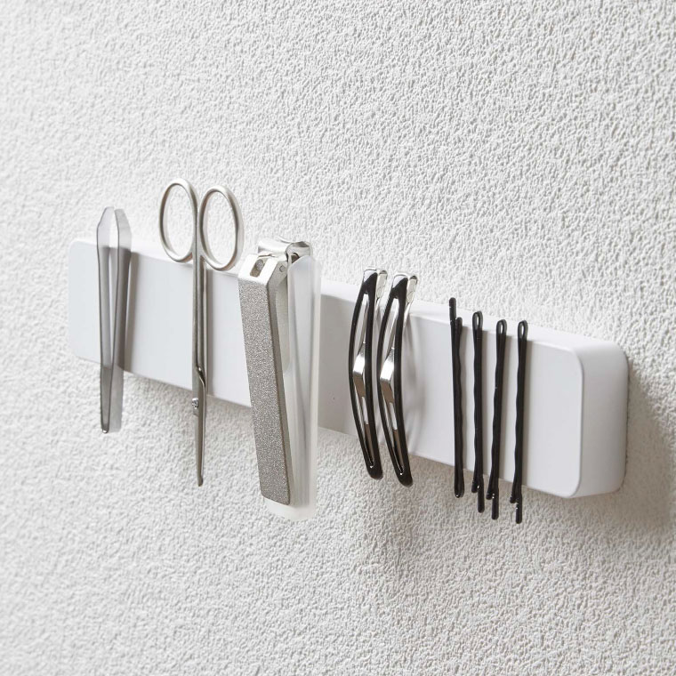 マグネット＆ウォール包丁ホルダー W25 タワー 山崎実業 tower マグネット キッチン ホワイト/ブラック 5199 5200 towerシリーズ