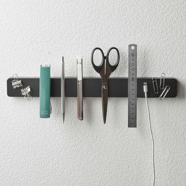 マグネット＆ウォール包丁ホルダー W35 タワー 山崎実業 tower マグネット キッチン ホワイト/ブラック 5201 5202 towerシリーズ