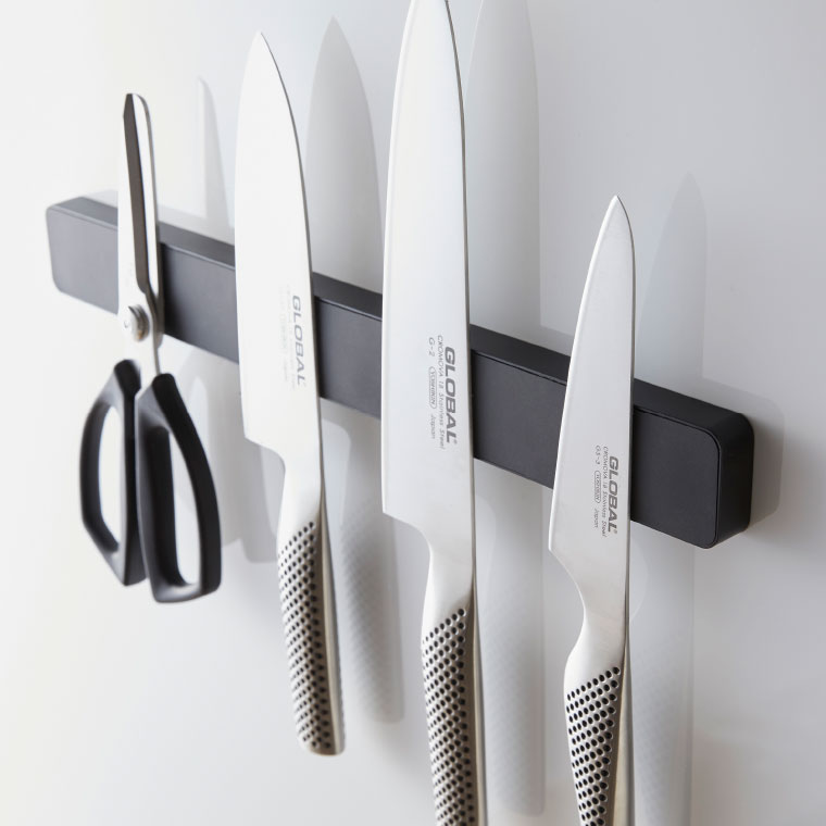 マグネット＆ウォール包丁ホルダー W35 タワー 山崎実業 tower マグネット キッチン ホワイト/ブラック 5201 5202 towerシリーズ