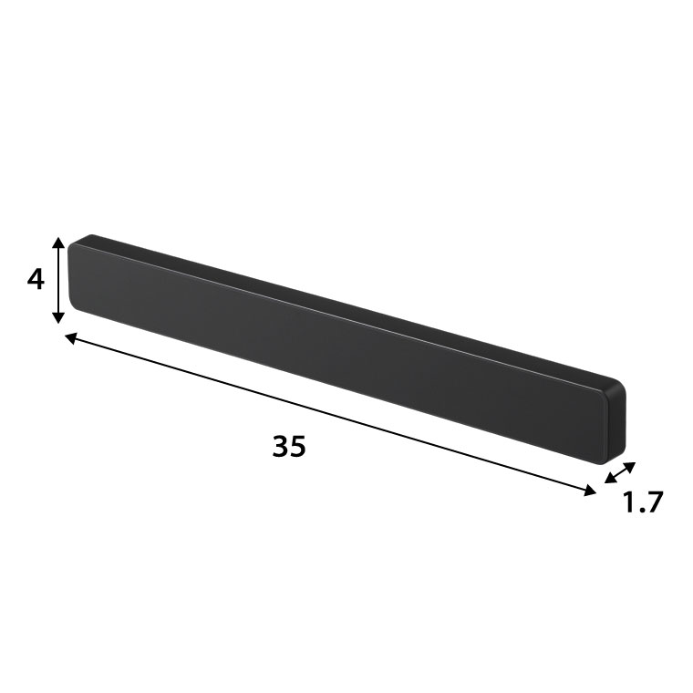 マグネット＆ウォール包丁ホルダー W35 タワー 山崎実業 tower マグネット キッチン ホワイト/ブラック 5201 5202 towerシリーズ