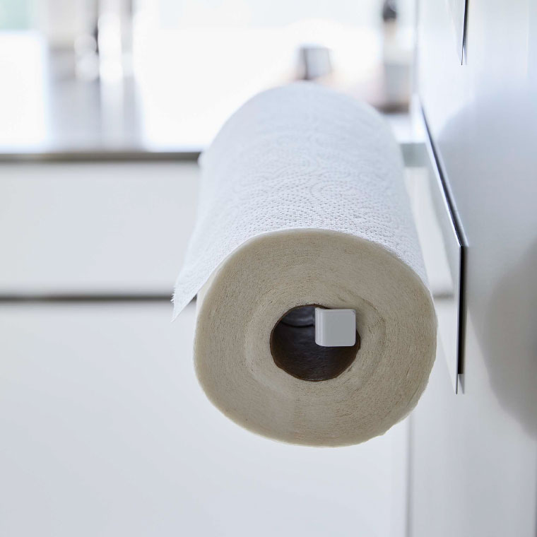 マグネットキッチンペーパーホルダー ワイド タワー 山崎実業 tower キッチンペーパーホルダー ホワイト/ブラック 5216 5217 towerシリーズ マグネット