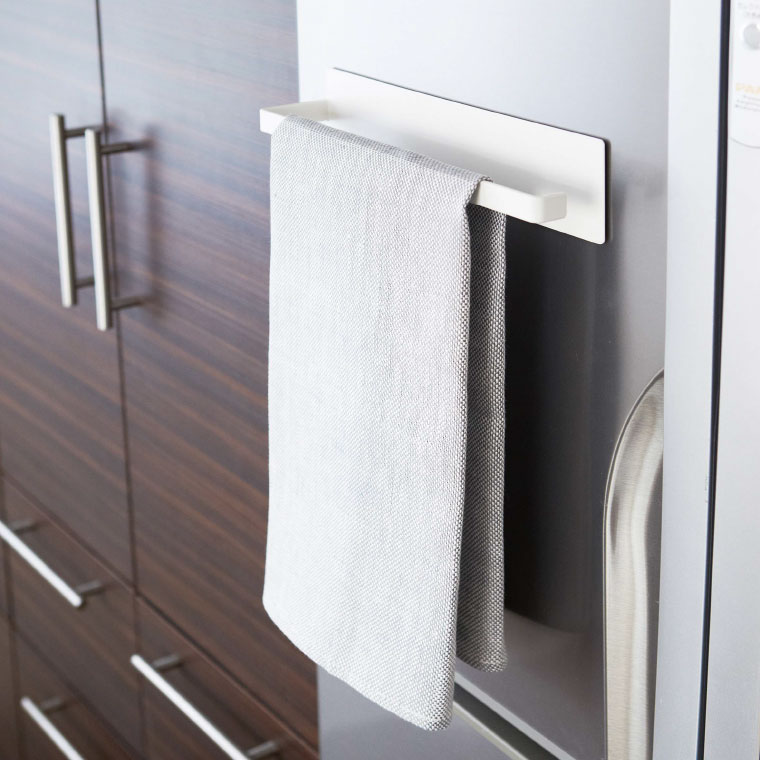 マグネットキッチンペーパーホルダー ワイド タワー 山崎実業 tower キッチンペーパーホルダー ホワイト/ブラック 5216 5217 towerシリーズ マグネット