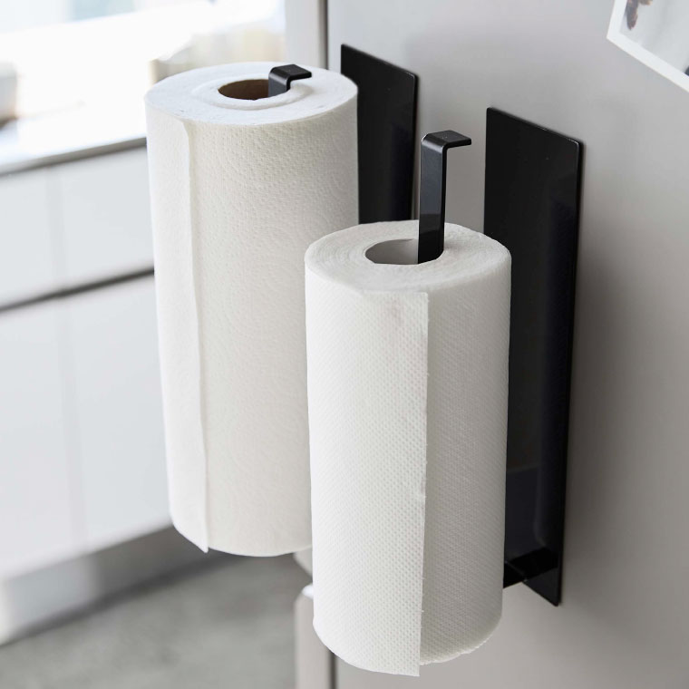 マグネットキッチンペーパーホルダー ワイド タワー 山崎実業 tower キッチンペーパーホルダー ホワイト/ブラック 5216 5217 towerシリーズ マグネット