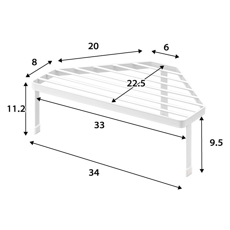 排気口カバー上コンロコーナーラック タワー 山崎実業 tower ホワイト/ブラック 5256 5257タワーシリーズ