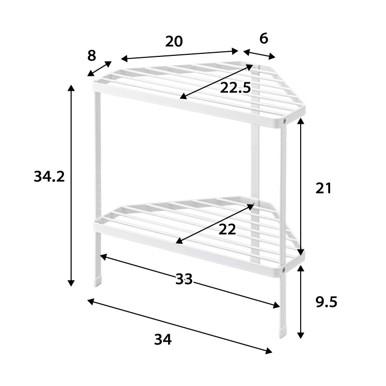 タワー 山崎実業 tower ホワイト/ブラック 5258 5259タワーシリーズ