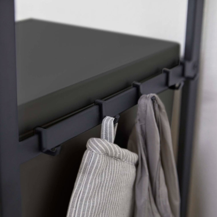 伸縮 ゴミ箱上ラック タワー 山崎実業 tower ホワイト/ブラック 5326 5327 towerシリーズ