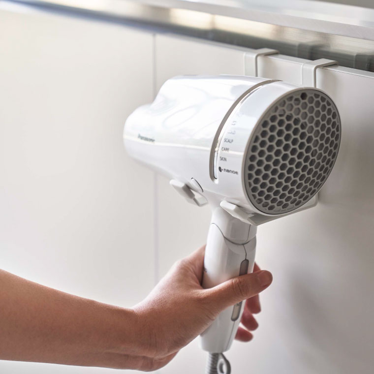 ドライヤーハンガー タワー 山崎実業 tower ホワイト/ブラック 5385 5386 タワーシリーズ