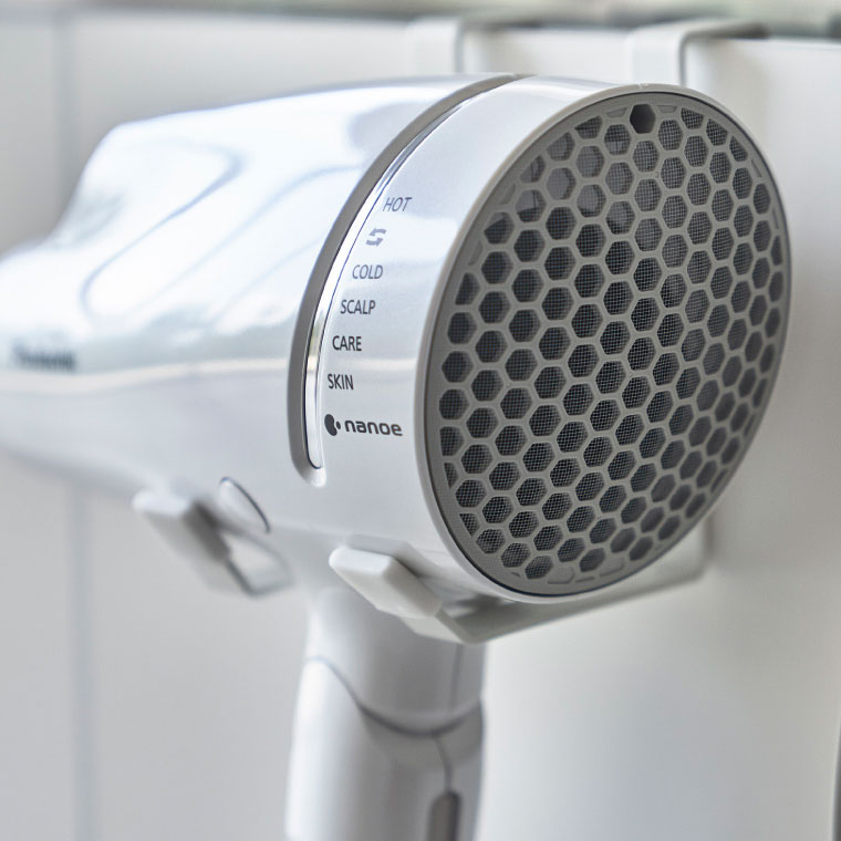 ドライヤーハンガー タワー 山崎実業 tower ホワイト/ブラック 5385 5386 タワーシリーズ