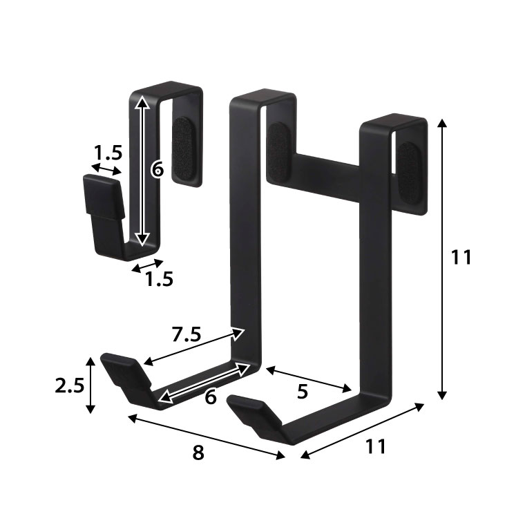 ドライヤーハンガー タワー 山崎実業 tower ホワイト/ブラック 5385 5386 タワーシリーズ