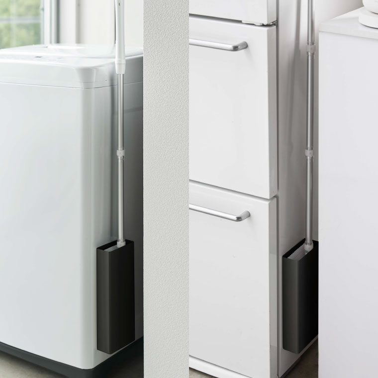 マグネットフローリングワイパースタンド タワー 山崎実業 tower ホワイト/ブラック 5387 5388 タワーシリーズ マグネット