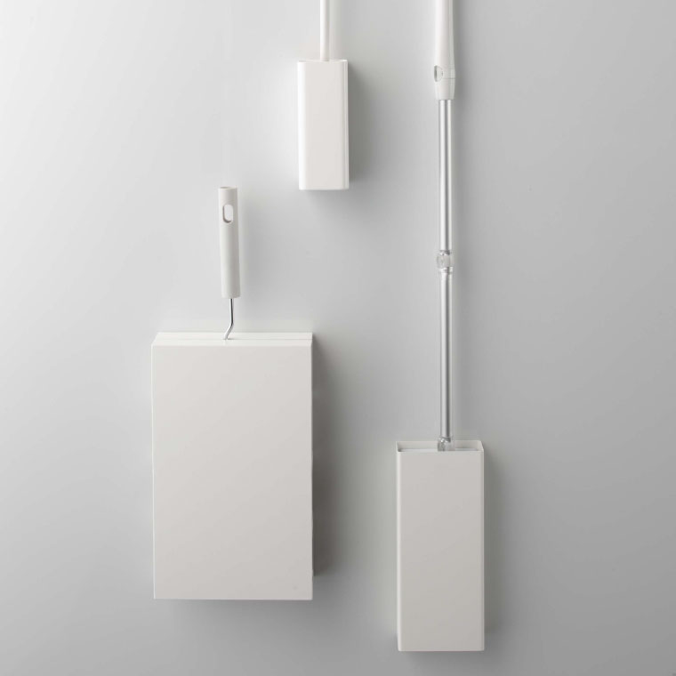 マグネットフローリングワイパースタンド タワー 山崎実業 tower ホワイト/ブラック 5387 5388 タワーシリーズ マグネット