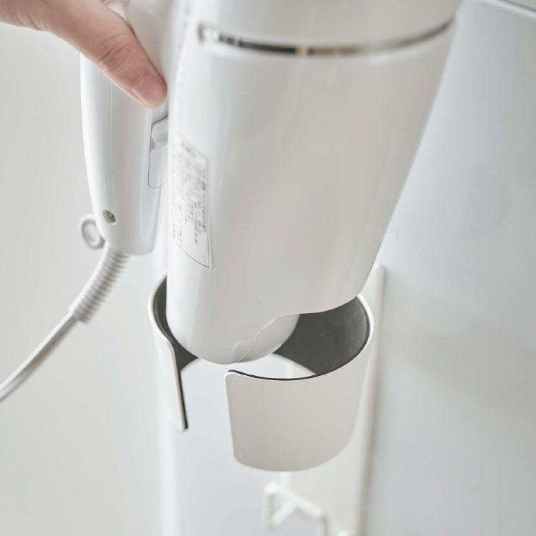 ドライヤーホルダー タワー 山崎実業 tower マグネット 洗濯機 ホワイト/ブラック 5391 5392 towerシリーズ