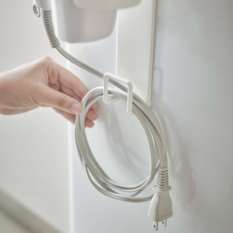 ドライヤーホルダー タワー 山崎実業 tower マグネット 洗濯機 ホワイト/ブラック 5391 5392 towerシリーズ