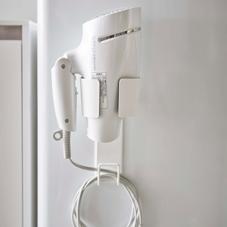 ドライヤーホルダー タワー 山崎実業 tower マグネット 洗濯機 ホワイト/ブラック 5391 5392 towerシリーズ