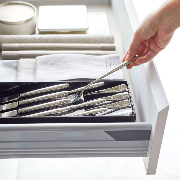 立体斜めカトラリーケース タワー 山崎実業 tower ホワイト/ブラック 5413 5414 タワーシリーズ