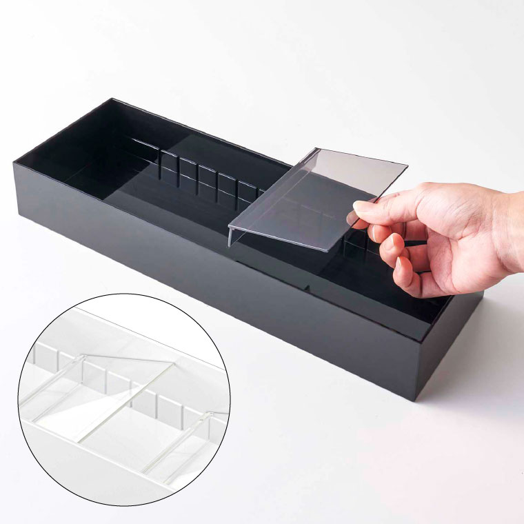 立体斜めカトラリーケース タワー 山崎実業 tower ホワイト/ブラック 5413 5414 タワーシリーズ