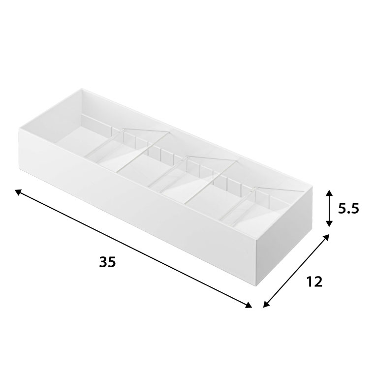 立体斜めカトラリーケース タワー 山崎実業 tower ホワイト/ブラック 5413 5414 タワーシリーズ
