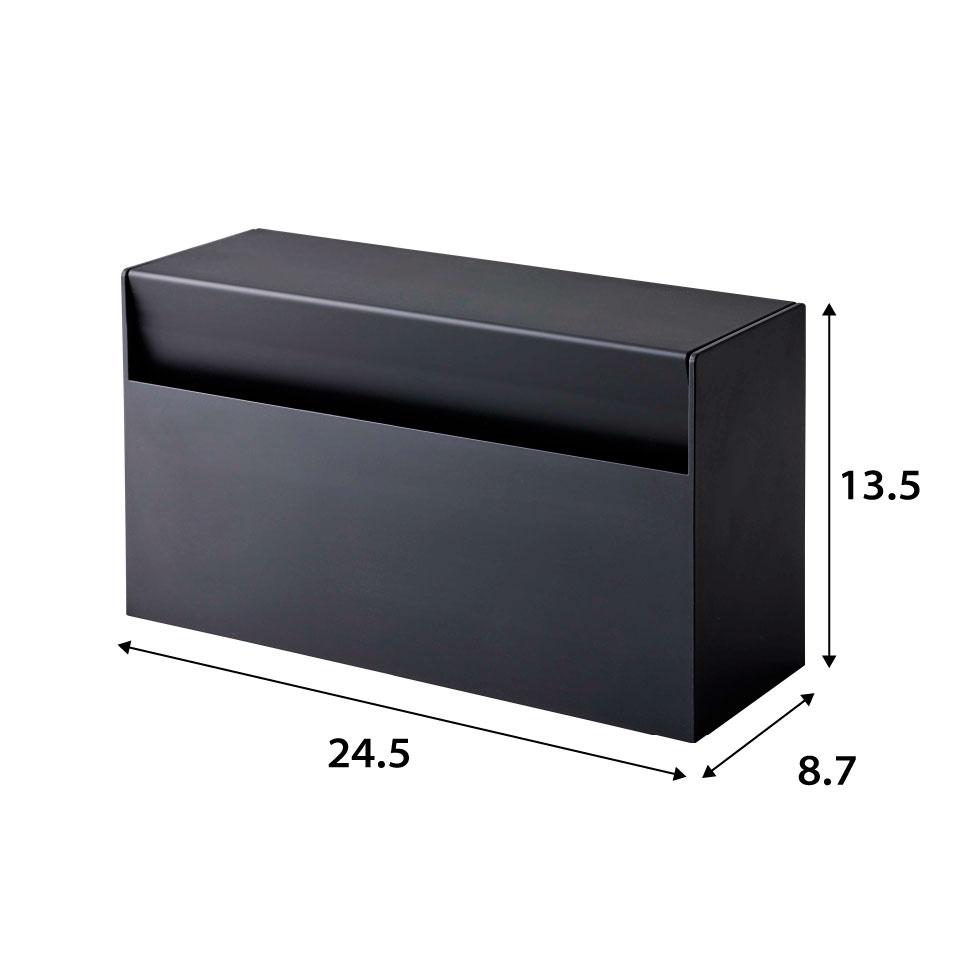 マグネットペーパーホルダー タワー 山崎実業 tower ホワイト/ブラック 5439 5440 タワーシリーズ マグネット