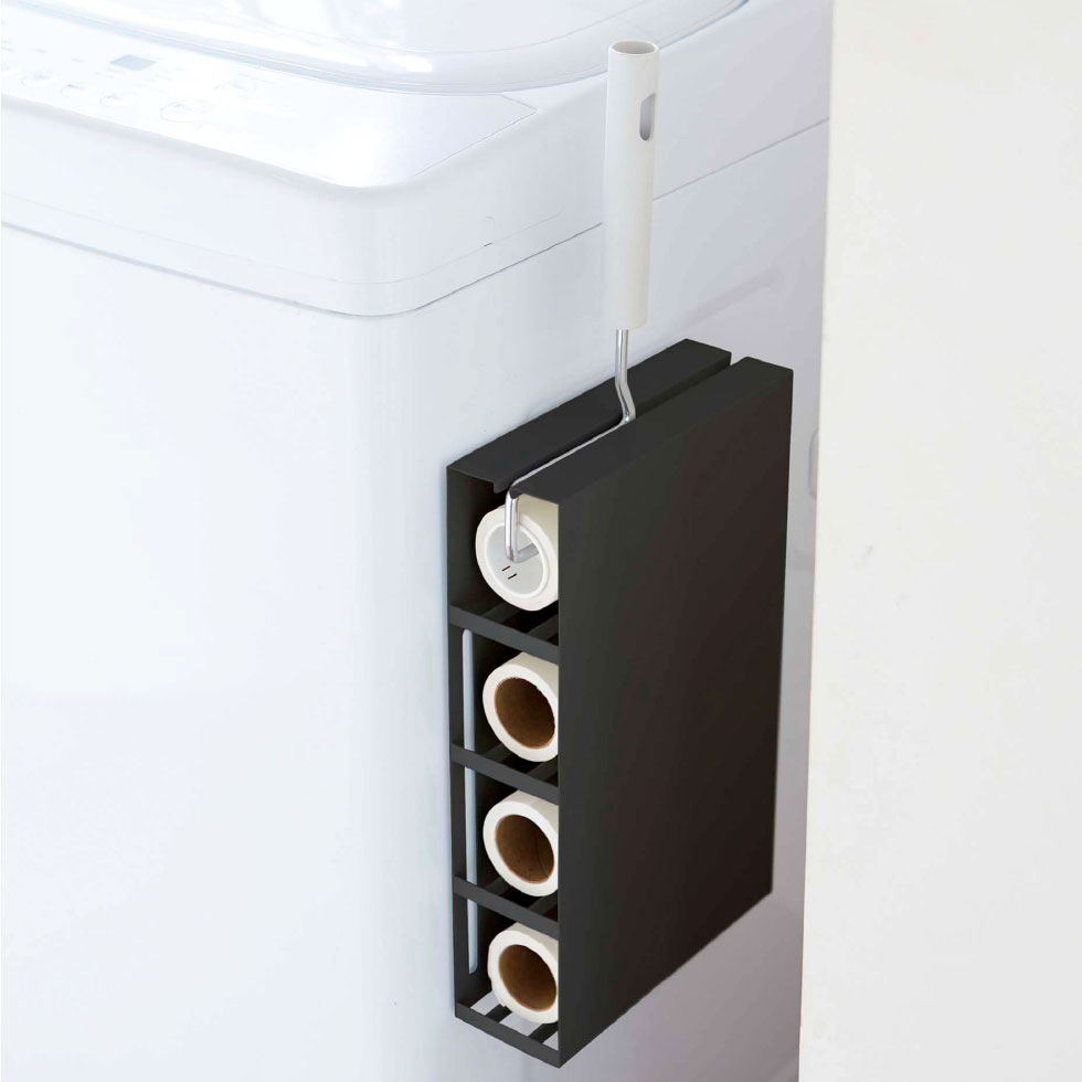 マグネットカーペットクリーナーホルダー タワー 山崎実業 tower ホワイト/ブラック 5445 5446 タワーシリーズ マグネット