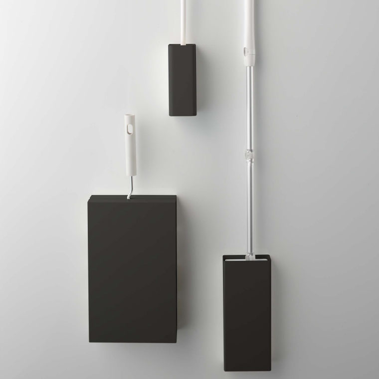 マグネットハンディーワイパーホルダー タワー 山崎実業 tower ホワイト/ブラック 5447 5448 タワーシリーズ マグネット