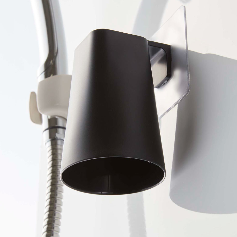 フィルムフック マグネットタンブラー タワー 山崎実業 tower ホワイト/ブラック 5487 5488 タワーシリーズ