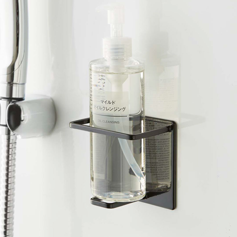 マグネットバスルームチューブ＆ボトルホルダー Ｍ タワー 山崎実業 tower ホワイト/ブラック 5503 5504 タワーシリーズ マグネット