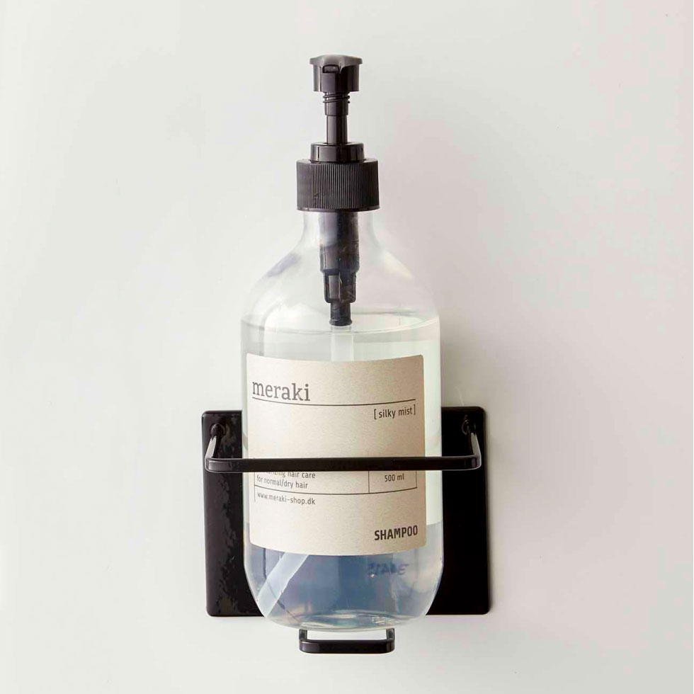 マグネットバスルームチューブ＆ボトルホルダー タワー Ｌ 山崎実業 tower ホワイト/ブラック 5508 5509 タワーシリーズ マグネット