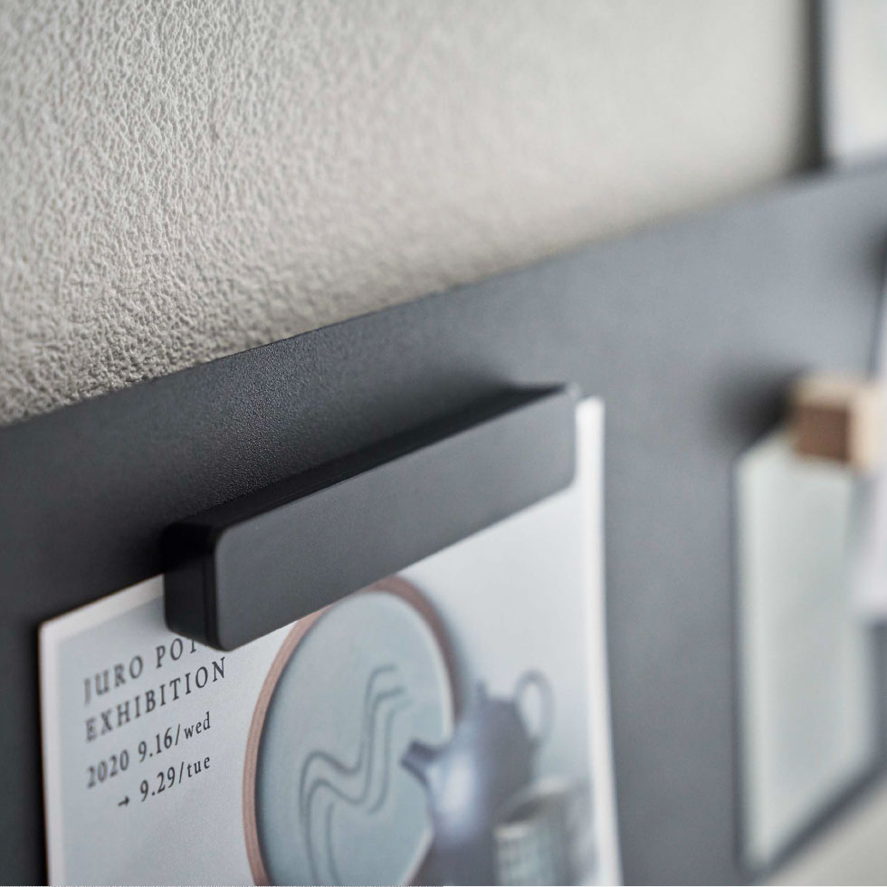 フック付きウォールスチールパネル タワー ワイド 山崎実業 tower ホワイト/ブラック 5530 5531 タワーシリーズ